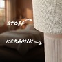 Stolní lampy dekorační - BRILO 7539011 Ino stolní lampička, látkové stínidlo, keramický podstavec, 22x37,5 cm (DxH), hnědé - BRILO - foto 4