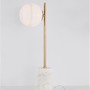 Stolní lampy dekorační - NV 9960618 Stolní lampa CANTONA bílé opálové sklo mosaz zlatá a mramor G9 1x5W 230V IP20 bez žárovky - NOVA LUCE - foto 4