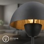 Stolní lampy dekorační - BRILO 7591015 Gryde na noční stolek - s vypínačem, E14 patice, max. 25W, černá - BRILO - foto 4
