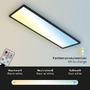 Hranatá - BRILO 7403-015 Ultraploché CCT svítidlo LED panel, 29,3 cm, LED, 23 W, 3000 lm, černá - BRILO - foto 4