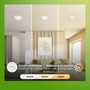 Kruhová - BRI 7587036 Klira 3ks sada LED vestavné bodové svítidlo 230V, stmívatelné, nastavitelné, bílé - BRILONER - foto 4