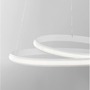 Kruhová - NV 9357041 Závěsné svítidlo MALVI bílý hliník a akryl LED 32W 230V 3000K IP20 - NOVA LUCE - foto 4
