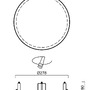 Koupelnová - OS DEL65572 DELIA V1 stropní/nástěnné plastové polovestavné svítidlo bílá IP44 4000 K 14W LED DALI (původní kód OS 65572) - OSMONT - foto 4