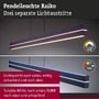 Podélná - P 78474 LED závěsné svítidlo Raiko RGBW+ stmívatelné / 19W / 6W černá - PAULMANN - foto 4