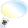 Kruhová - BRILO 7080-016 Slim CCT svítidlo LED panel, pr. 42 cm, 22 W, bílé - BRILO - foto 4