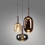 Dekorativní - PN 2680-70 IRIDES LED závěsné svítidlo nastavitelná výška Comfort Lift 3 ramenné stmívatelné paměťová funkce SimplyDim 3000K - PAUL NEUHAUS - foto 4