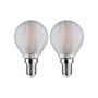 E14 - P 28789 LED Filament kapka 2x4,5W E14 2.700K teplá bílá - PAULMANN - foto 4