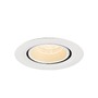 Kruhová - LA 1010039 NUMINOS® GIMBLE XS Stropní vestavné svítidlo, 2700 K, 40°, IP20, kulaté, bílé - BIG WHITE (SLV) - foto 4