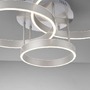 Kruhová - LD 15157-55 LILLUTI LED stropní svítidlo 3 ramenné stříbrná přímé/nepřímé osvětlení stmívatelné dálkový ovladač 3000K - LEUCHTEN DIREKT / JUST LIGHT - foto 4