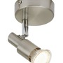 Bodová - BRI 2907012 Bodové svítidlo pr. 8 cm 1xGU10 3W 280lm matný nikl (starý kód: BRI 2907-012) - BRILONER - foto 4
