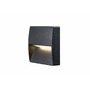Nástěnná - LA 1002869 DOWNUNDER OUT square WL, Outdoor, nástěnné vestavné LED svítidlo, antracitové, 3000K - BIG WHITE (SLV) - foto 4