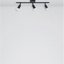 Bodová - NV 960007 Bodové svítidlo LUP saténový černý kov GU10 3x5W 230V IP20 bez žárovky - NOVA LUCE - foto 4