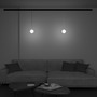 Lištové Magnetic Maytoni Exility - M TR039-4-5WTW-DD2-B Závěsné svítidlo pro kolejnicový systém Luna 2700K 6W teplá bílá černé sklo stmívatelné Exility - MAYTONI - foto 4