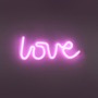 Dekorativní - LD 85021-87 NEON-LOVE LED nástěnné svítidlo LOVE růžové USB, šňůrový vypínač, dekorativní - LEUCHTEN DIREKT / JUST LIGHT - foto 4