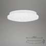 Kruhová - BRILO 3388-016 LED stropní svítidlo hvězdné nebe, pr. 22 cm, 8 W, bílé - BRILO - foto 4