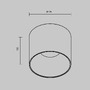 Downlight - M C064CL-01-25W3K-D-RD-B VÝPRODEJ Stropní svítidlo Alfa LED C064CL-01-25W3K-D-RD-B - MAYTONI - foto 4