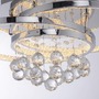 Dekorativní - PN 6267-17 ROTAZO LED stropní svítidlo chrom s křišťalovými přívěsky  krokově stmívatelné 3000K - PAUL NEUHAUS - foto 4