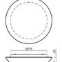 Plafoniéry - OS AUR59512 AURA 3 stropní/nástěnné skleněné svítidlo bílá IP43 4000 K 14W LED DALI HF (původní kód OS 59512) - OSMONT - foto 4