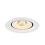 Kruhová - LA 1009551 NUMINOS® GIMBLE M Stropní vestavné svítidlo, 2700 K, 20°, bílá - BIG WHITE (SLV) - foto 4