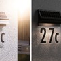 Nástěnná - P 94694 Solární LED domovní číslo a svítidlo Neda IP44 3000K černá - PAULMANN - foto 4