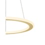 Kruhová - LA 1007857 ONE FLAT PD single, závěsná lampa, 180cm, 2700/3000K, PHASE, mosaz - BIG WHITE (SLV) - foto 4