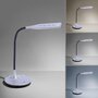 Stolní lampy pracovní - LD 13061-21 RAFAEL LED stolní lampa ve stříbrné barvě s flexibilním ramenem s měnitelnou teplotou chromatičnosti a stmíváním 2700-5000K - LEUCHTEN DIREKT / JUST LIGHT - foto 4