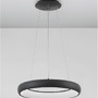Kruhová - NV 8105620 Závěsné svítidlo ALBI černý hliník a akryl LED 32W 230V 3000K IP20 stmívatelné - NOVA LUCE - foto 4