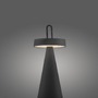 Na stůl - LD 19302-18 ALWA LED stolní lampa na baterie černá stmívatelné dotykem IP44 vnitřní i venkovní 2700K - JUST LIGHT - foto 4