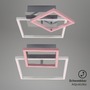 Hranatá - BRI 3118-018 LED rám 35,8 cm 12W 1300lm chrom - BRILONER - foto 4