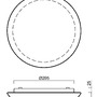 Plafoniéry - OS AUR68043 AURA 10 stropní/nástěnné skleněné svítidlo bílá IP44 3000 K 19W LED DALI - OSMONT - foto 4