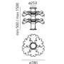 Dekorativní - AR 1628110APP Chlorophilia 2 - Bluetooth - ARTEMIDE - foto 4