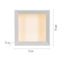 Downlight - PN 6931-16 PURE Manhattan, LED stropní svítidlo bílá,, 2200-5000K - PAUL NEUHAUS - foto 4