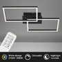 Hranatá - BRILO 3149015 LED CCT rám 50 cm 2x15W 1650lm černá (starý kód: BRILO 3149-015) - BRILO - foto 4