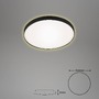 Kruhová - BRI 3443-115 LED stropní svítidlo, pr. 28,5 cm, 12 W, černá-bílá - BRILONER - foto 4