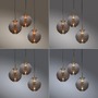 Dekorativní - PN 2222-97 Závěsné svítidlo PURE E-Infinity bronz , elektricky nastavitelná výška, ovladač 2200-5000K - PAUL NEUHAUS - foto 4