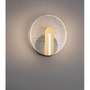 Dekorativní - NV 9545401 Nástěnné svítidlo GENTI černý a zlatý hliník a akryl LED 1x7W 230V 3000K IP20 - NOVA LUCE - foto 4