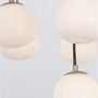 Vícečetná - NV 9009261 Závěsné svítidlo THE EGG zlatá a matný černý kov lesklé opálové sklo G9 12x5W 230V IP20 bez žárovky - NOVA LUCE - foto 4