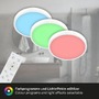 Kruhová - BRILO 3709016 RGBW LED přisazené svítidlo pr. 38 cm, 22 W, 2900 lm, bílé (starý kód: BRILO 3709-016) - BRILO - foto 4