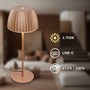 Stolní lampy dekorační - BRI 7625017 Loca stolní lampa - 8W, 800lm, LED, dotykový vypínač, stmívatelná, teplá bílá, kávová - BRILONER - foto 4