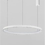 Kruhová - NV 9853685 Závěsné svítidlo PERTINO bílý hliník a akryl LED 60W 230V 3000K IP20 stmívatelné - NOVA LUCE - foto 4