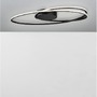 Kruhová - NV 9500710 Stropní svítidlo VIAREGGIO matný černý hliník a akryl LED 28W 230V 3000K IP20 - NOVA LUCE - foto 4