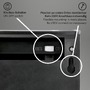Nástěnná - BRILO 3133015 Solární LED nástěnné svítidlo, 10 cm, antracit - BRILO - foto 4