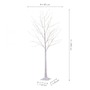 Dekorační - LD 86141-16 BIRCH LED strom bílý s ochranou proti stříkající vodě s krytím IP44 3000K - LEUCHTEN DIREKT / JUST LIGHT - foto 4