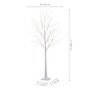 Dekorační - LD 86141-16 BIRCH LED strom bílý s ochranou proti stříkající vodě s krytím IP44 3000K - LEUCHTEN DIREKT / JUST LIGHT - foto 4