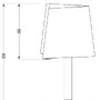 Stolní lampy dekorační - IMPR 346010 Deko-Light stolní lampa Twister 230V G9 1x max. 25W bílá - foto 4