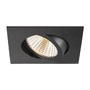Hranatá - LA 1007438 NEW TRIA® UNIVERSAL 68 stropní vestavné svítidlo, 2500/3000/4000K, 38°, IP 20, čtvercové, černá - BIG WHITE (SLV) - foto 4