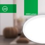 Kruhová - BRILO 7548016 Tava A LED stropní svítidlo, energetická třída A, přímé a nepřímé osvětlení, 50.000h životnost, kruhové 42 cm, bílé - BRILO - foto 4