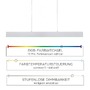 Podélná - LD 11568-95 LOLAsmart - NILA LED závěsné svítidlo, barva ocel, dálkový ovladač, Medion-App MEDION RGB+2700-5000K - LEUCHTEN DIREKT / JUST LIGHT - foto 4