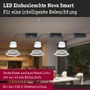 Kruhová - P 92434 LED vestavné svítidlo Nova Coin kruhové 84mm 50° RGBW+ 3x6W 230V kov kartáčovaný hliník - PAULMANN - foto 4