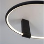 Kruhová - NV 9085241 Stropní svítidlo GARVE černá ocel+hliník LED 30W stmívatelné - NOVA LUCE - foto 4